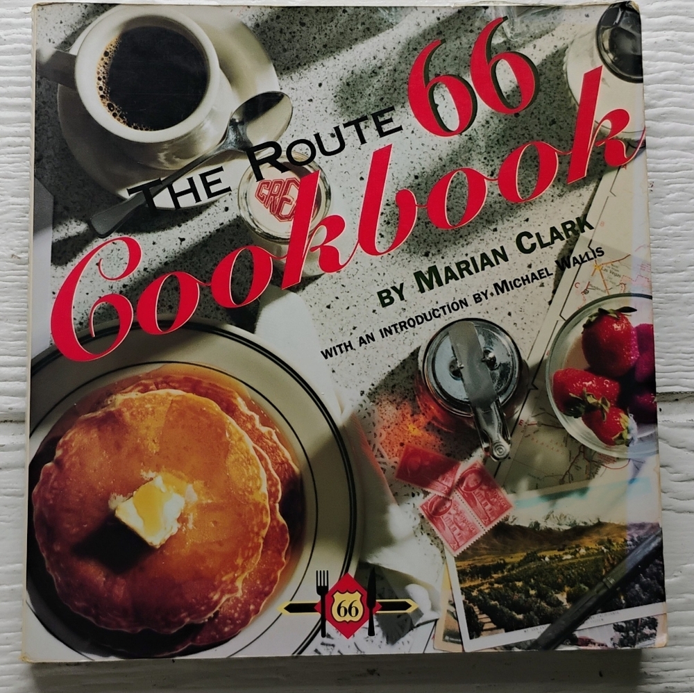 Route 66 Paperback Cook Book Recipe Book By Marian Clark M-4